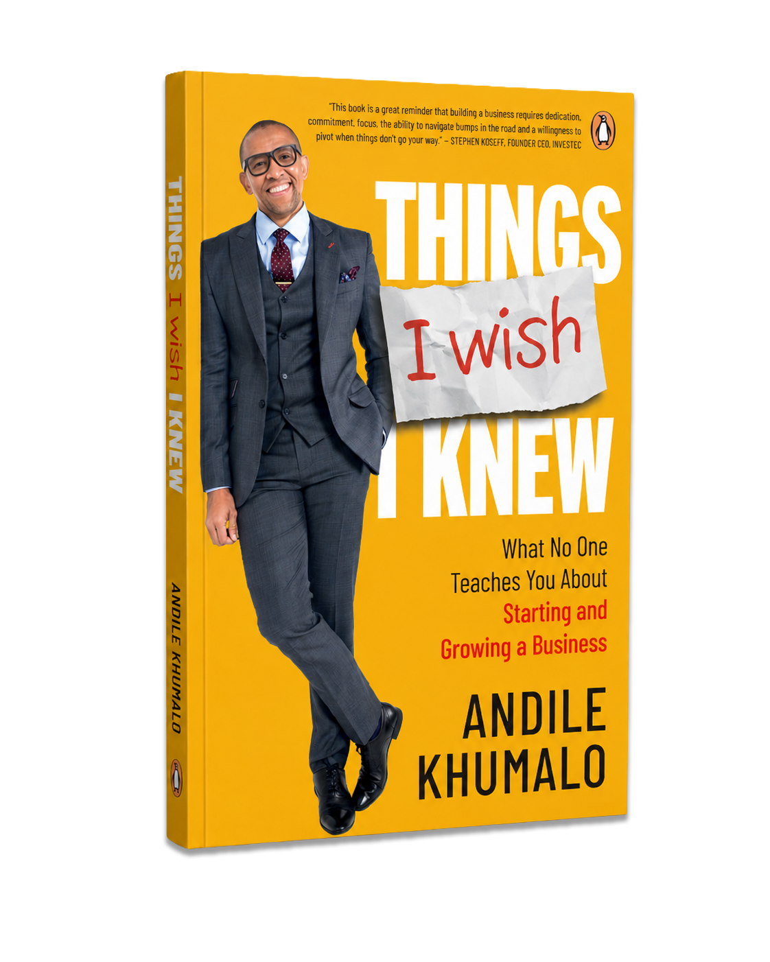 Things I Wish I Knew by Andile Khumalo — hardcover book